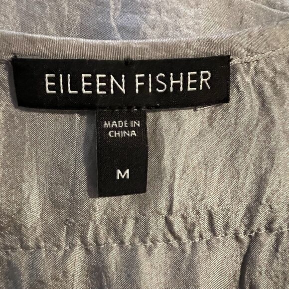 Eileen Fisher Women’s Top Medium 100% Silk Layered - Picture 3 of 6